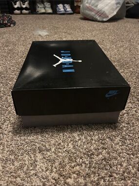 Empty Nike Jordan Shoe Box - Black with Blue Jumpman size 13